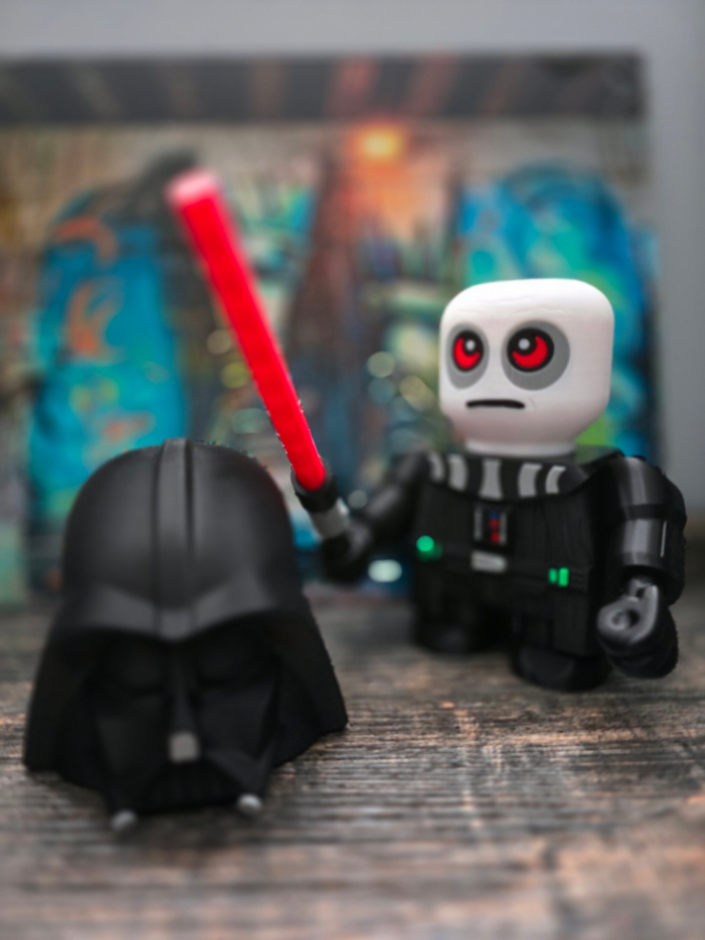 Chunky - Darth Vader, Removable Helmet & Lightsaber