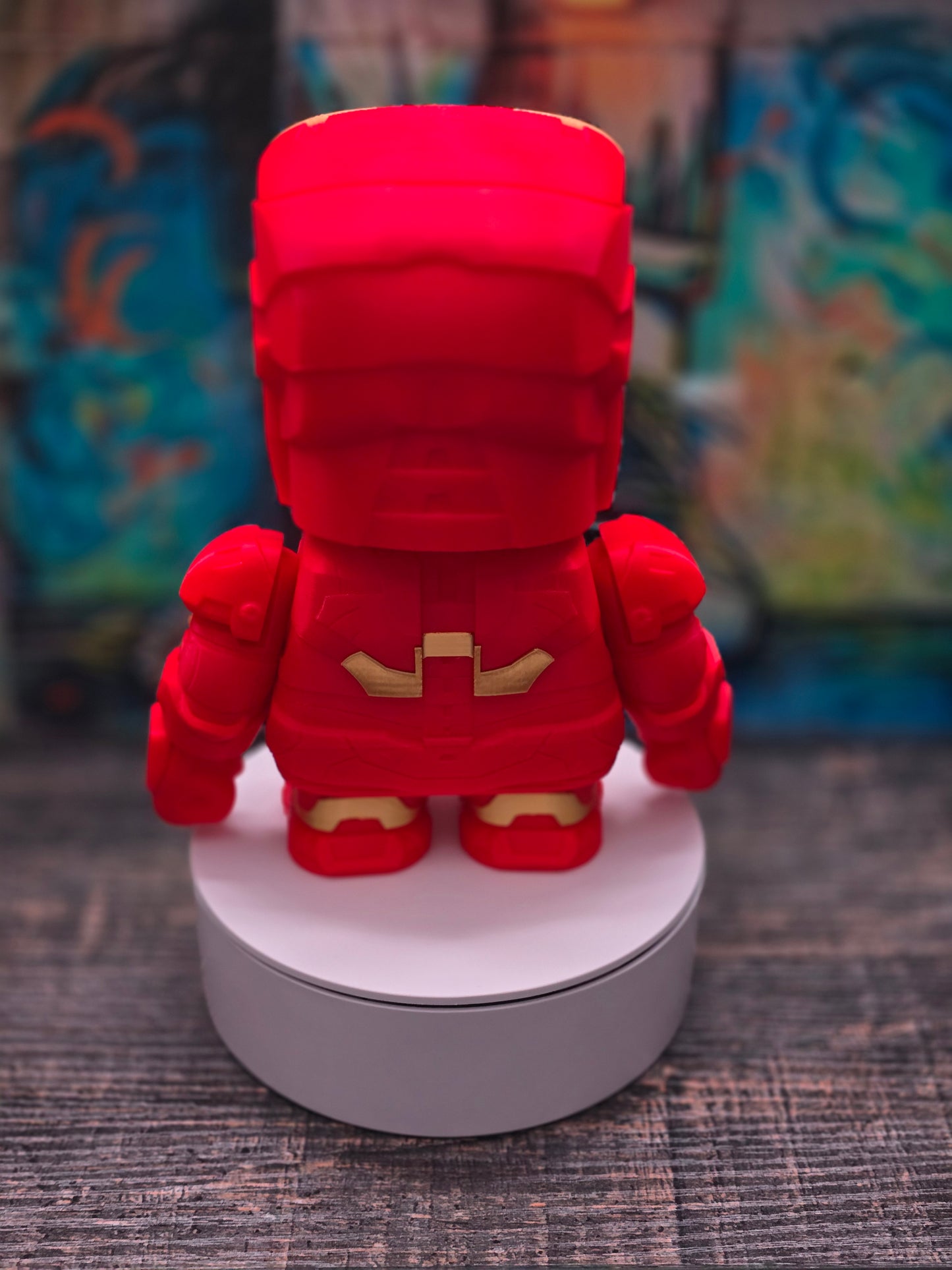 Chunky - Ironman with closing lid on Helmet