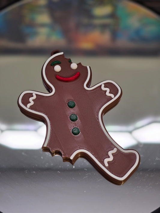 Christmas Ornament - Ginger Bread Man (Half-Eaten)