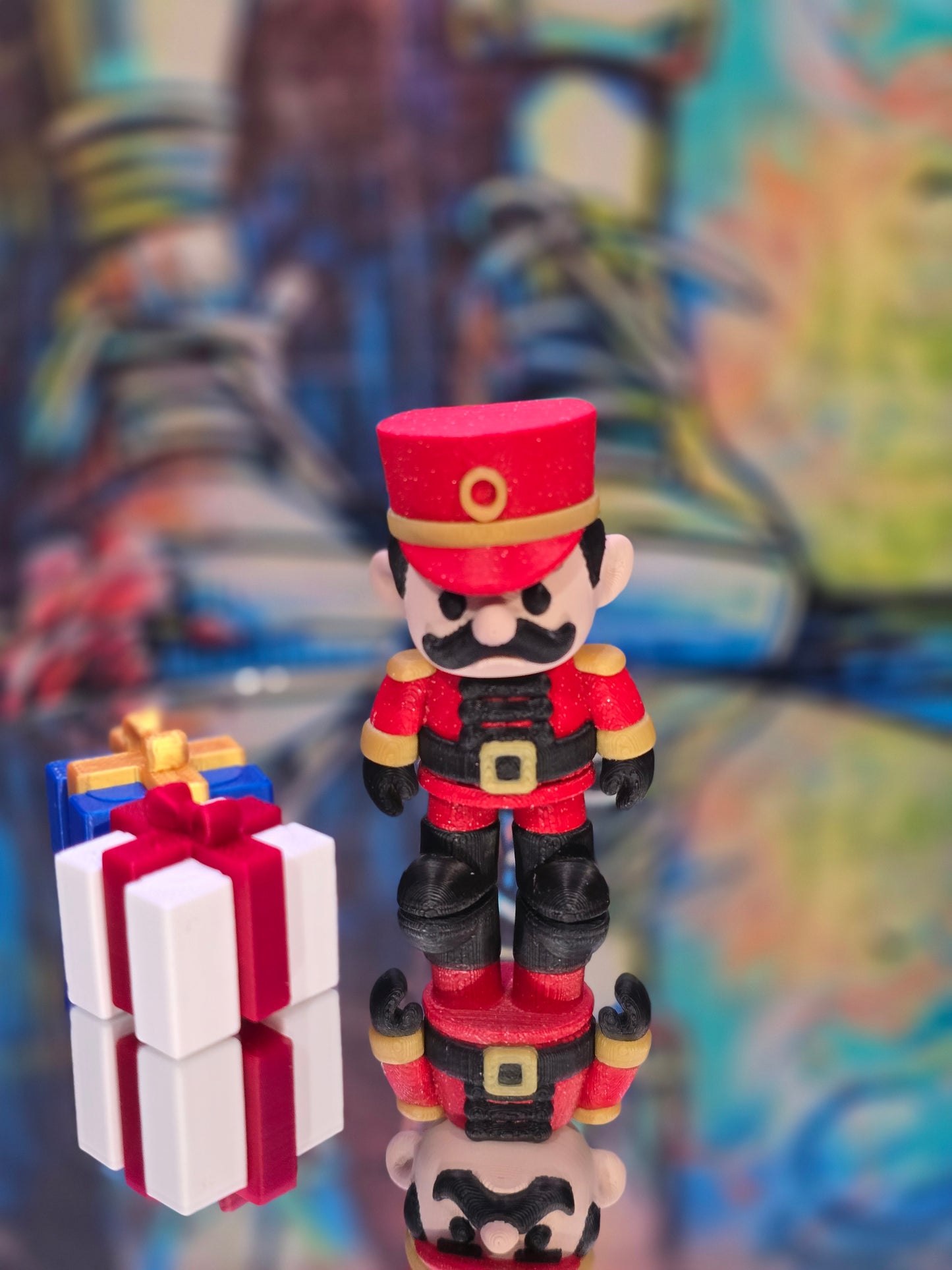 Nutcracker Flexy and 2 assorted presents