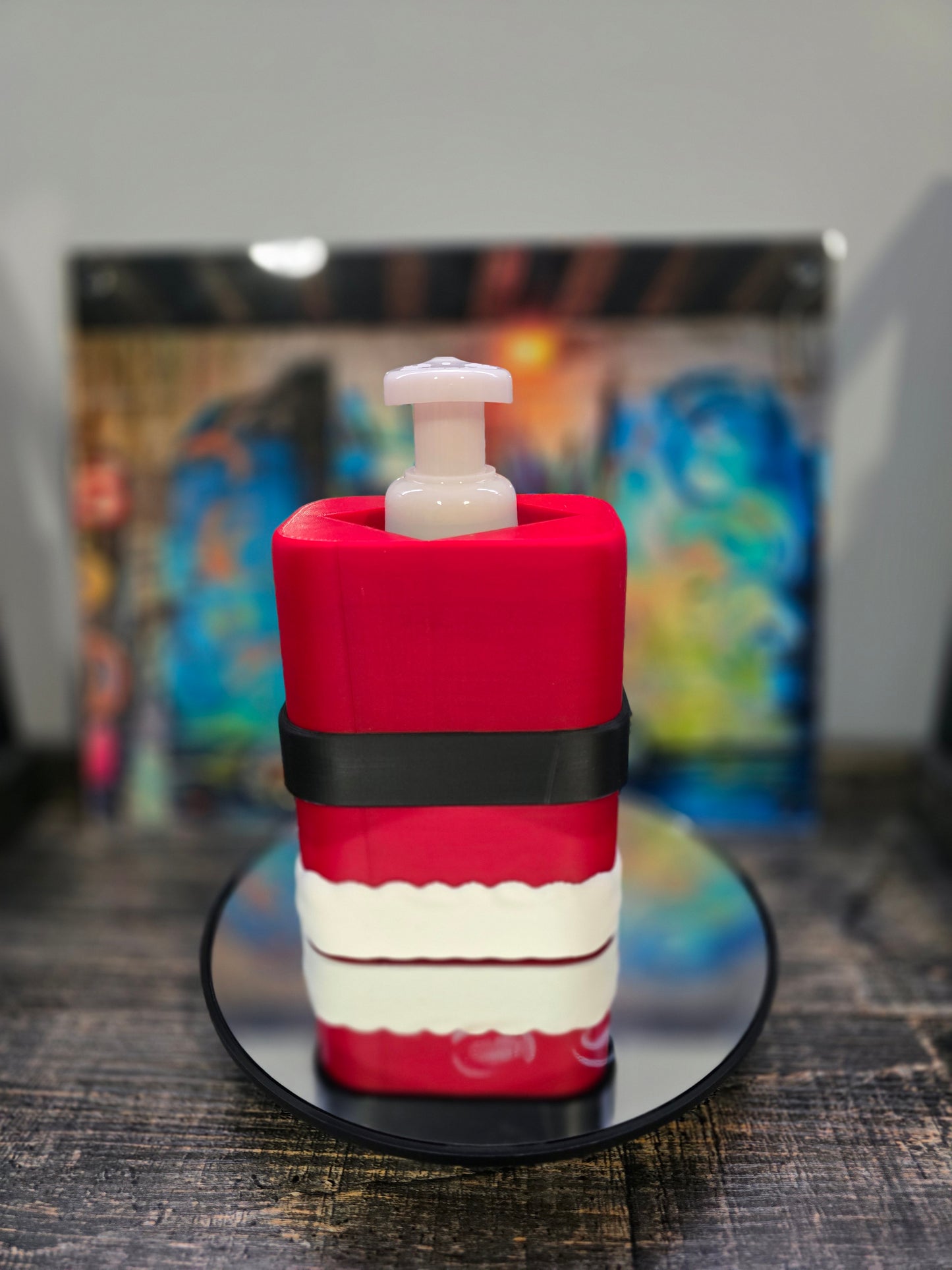 Santa Claus Themed - Soap Dispenser holder for B & Body Works Foam Soap