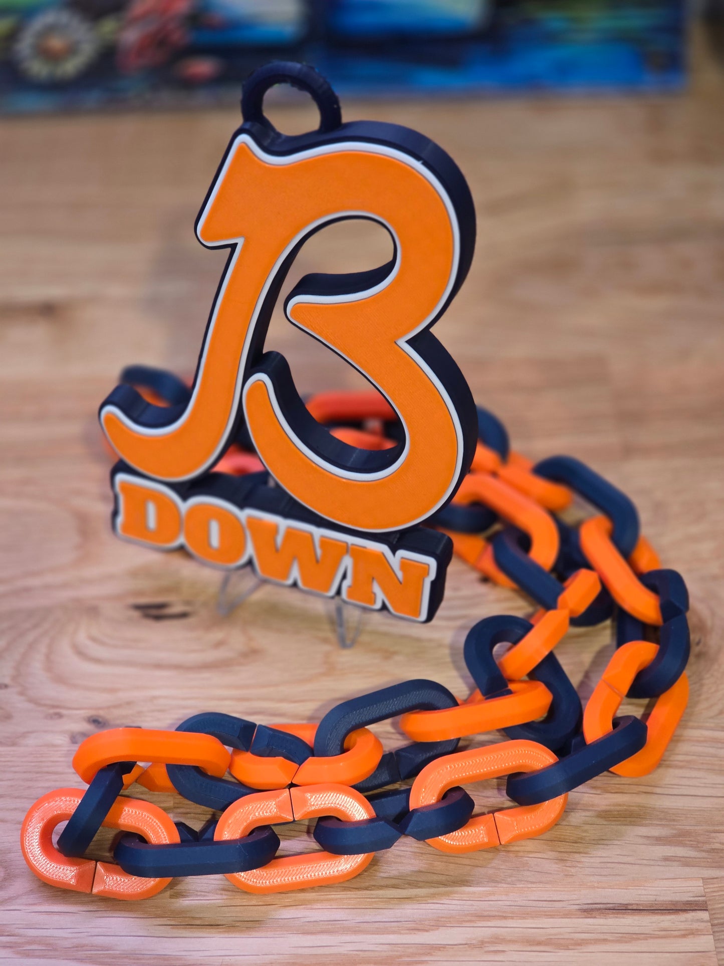 Chicago Football Hype Chain - Bear Down - B