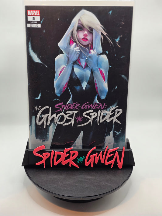 Spider-Gwen- Comic Book Display Stand for Graded CGC, CBCS, Non-Graded