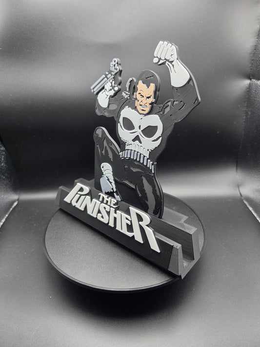 The Punisher- Comic Book Display Stand for Graded CGC, CBCS, Non-Graded