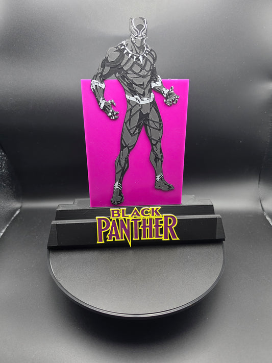 Black Panther- Comic Book Display Stand for Graded CGC, CBCS, Non-Graded