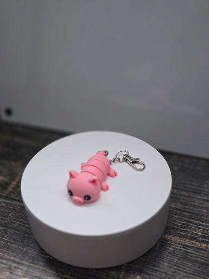 Pocket Friend - Pig Keychain