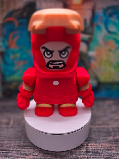 Chunky - Ironman with closing lid on Helmet