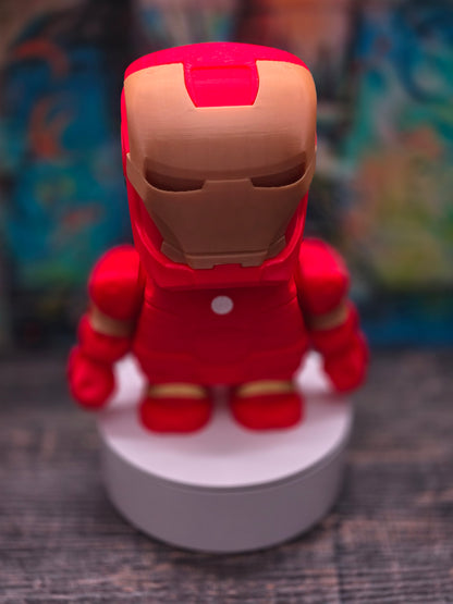 Chunky - Ironman with closing lid on Helmet