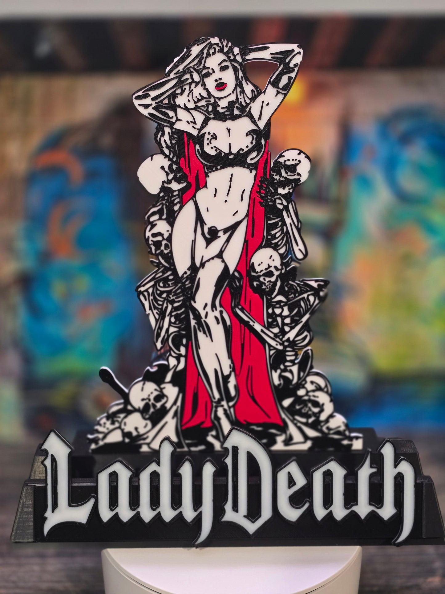 Lady Death Comic Book Stand