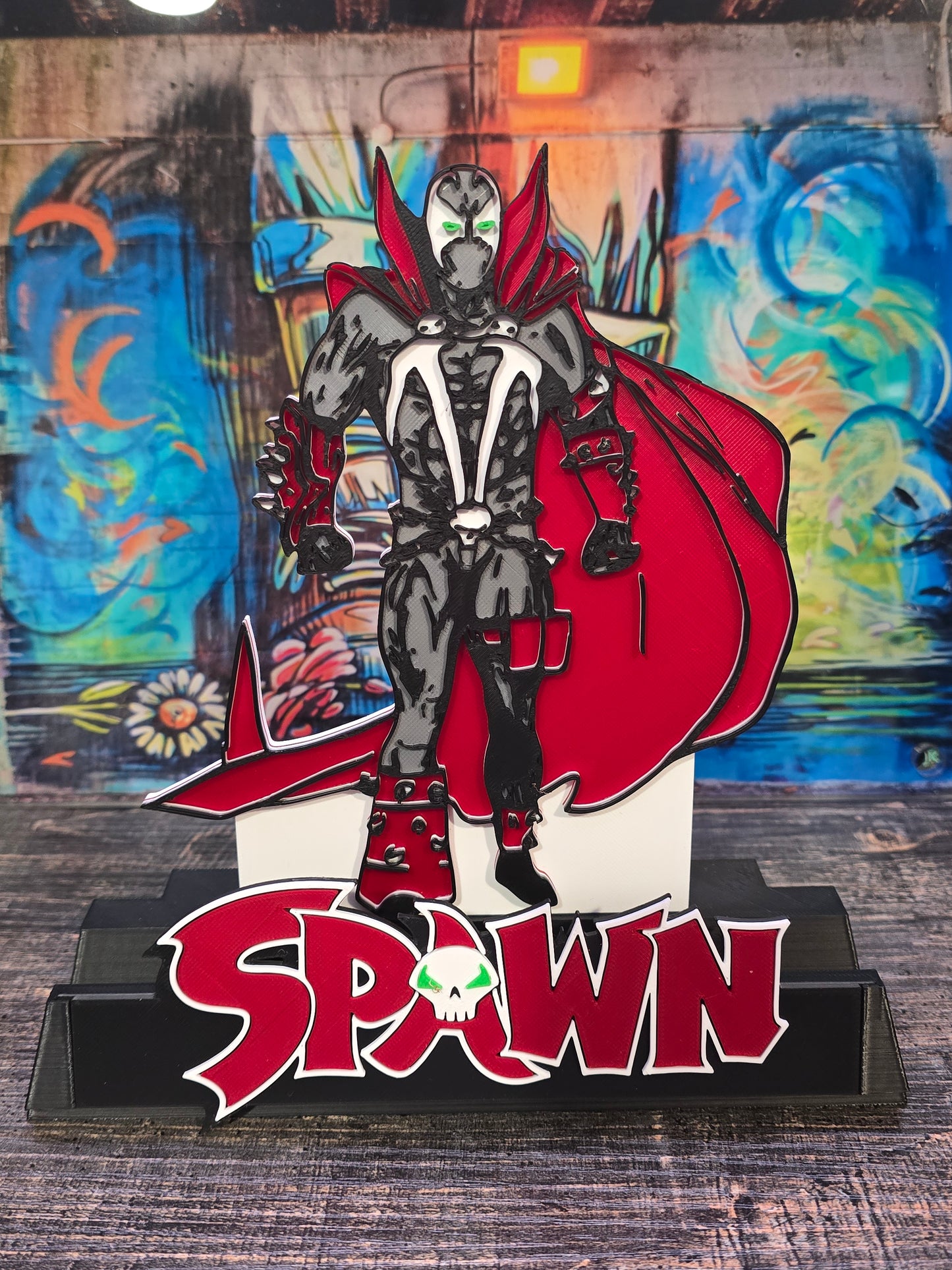 Spawn Comic Book Stand