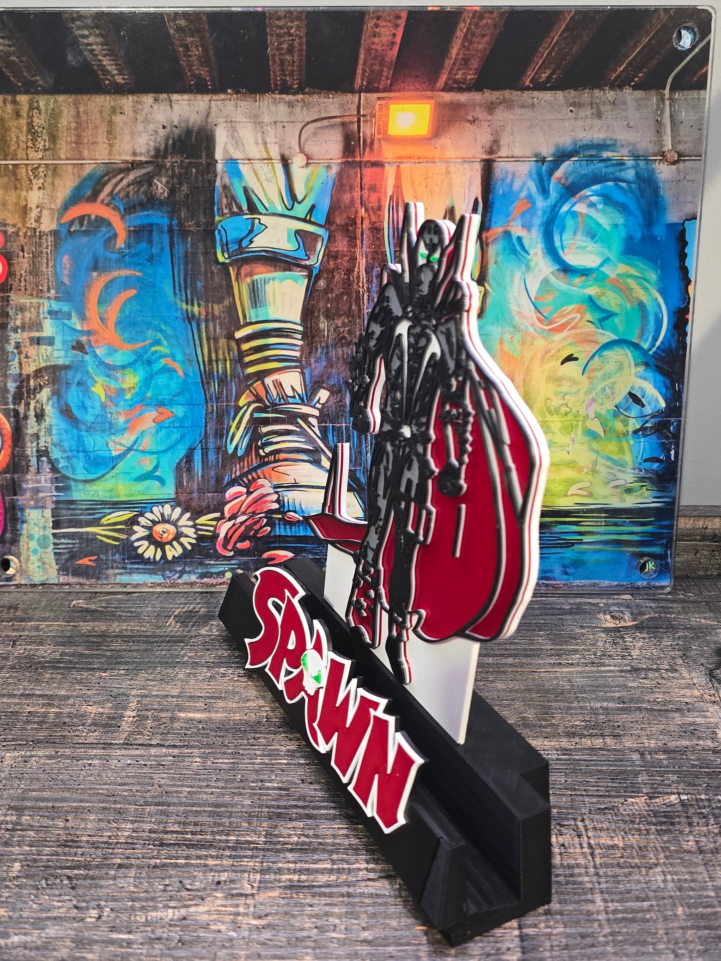Spawn Comic Book Stand