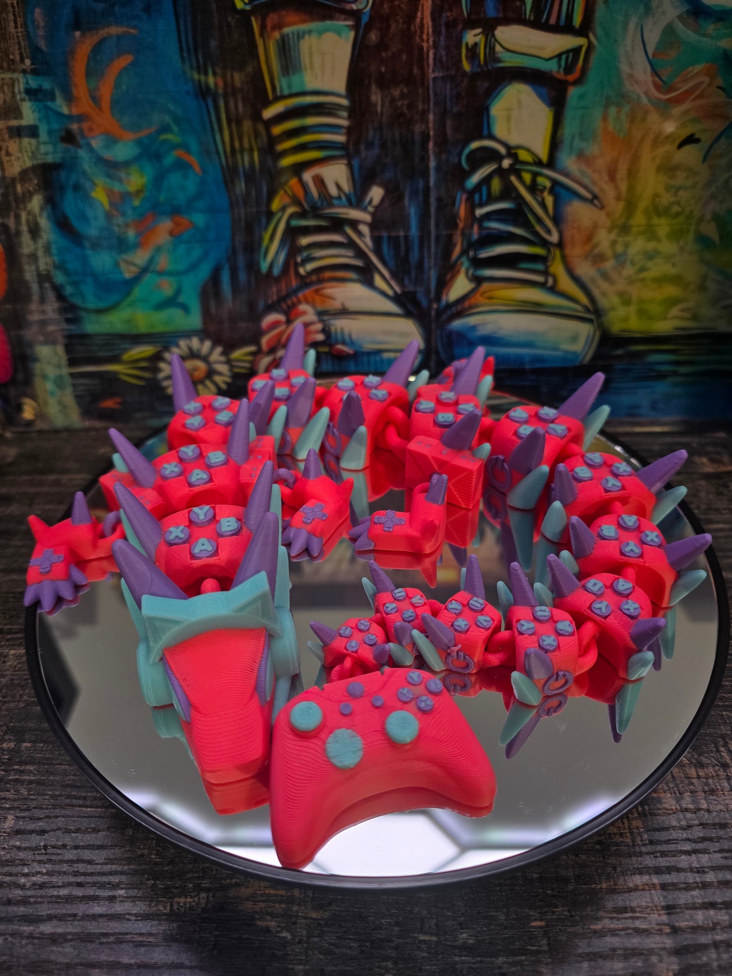 Gamer Girl Dragon - over 14 inches in length