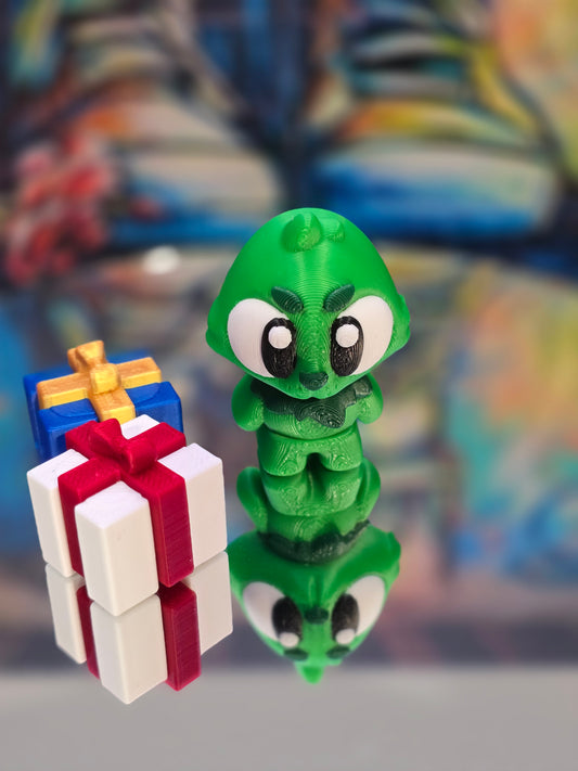 Grinch Flexy and 2 assorted presents