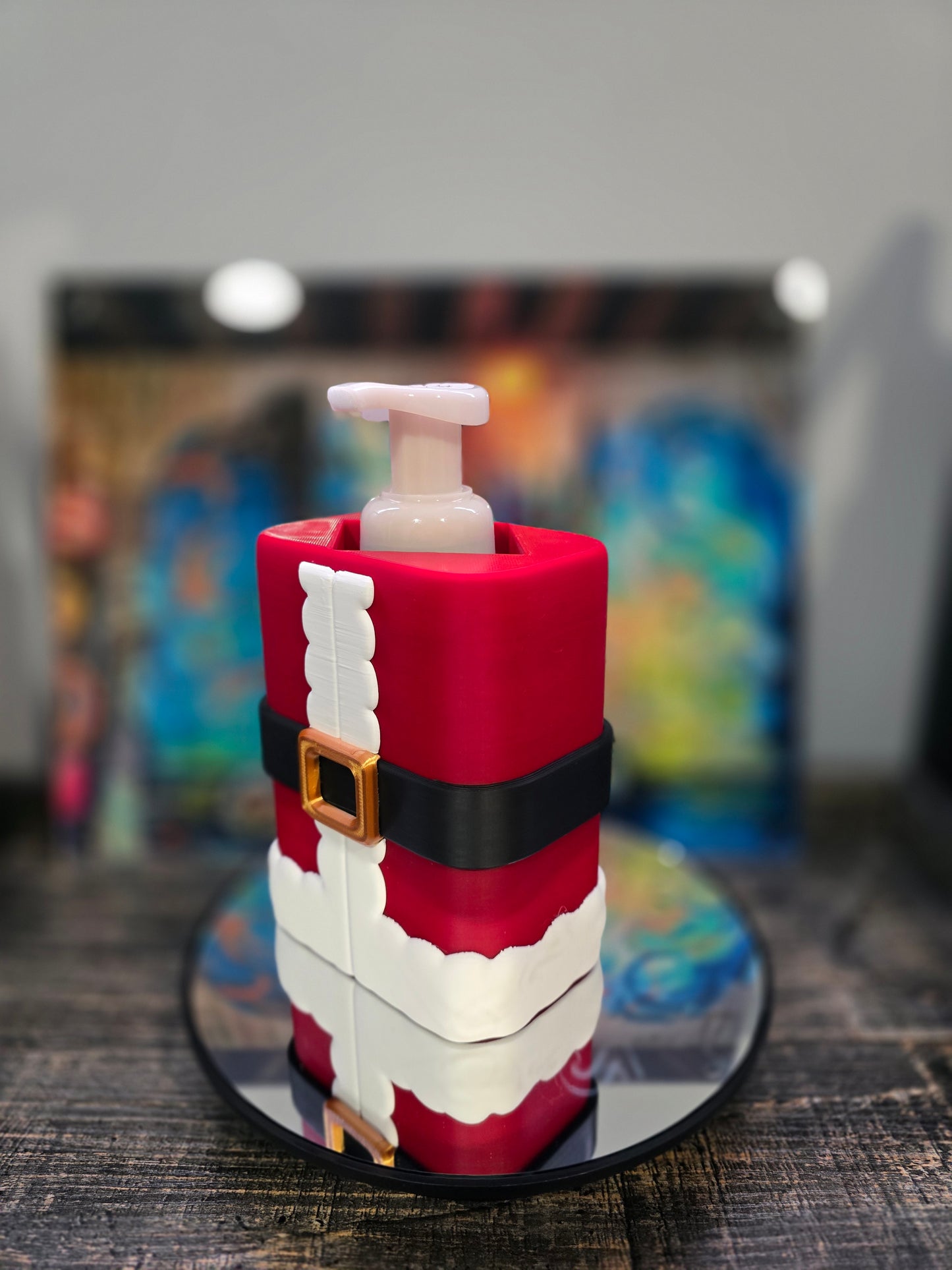 Santa Claus Themed - Soap Dispenser holder for B & Body Works Foam Soap