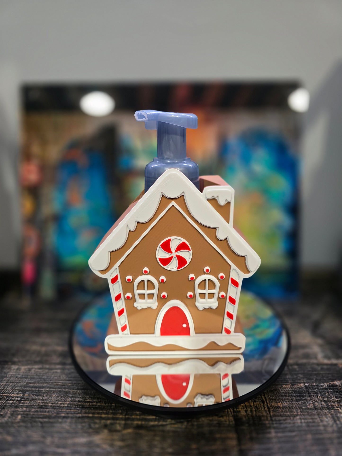 Gingerbread House  - Soap Dispenser holder for B & Body Works Foam Soap