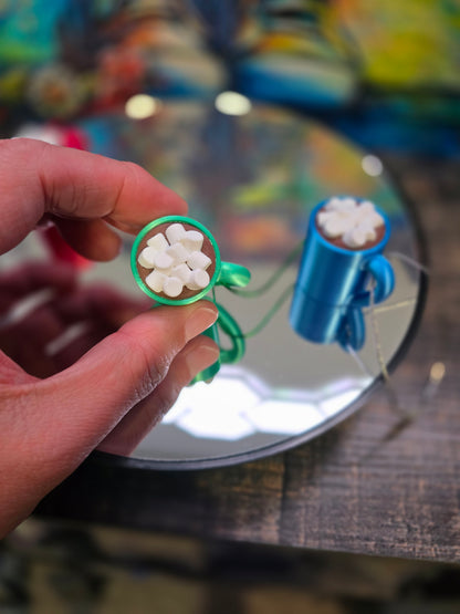 Christmas Ornaments -  Cocoa Cup with Marshmallows