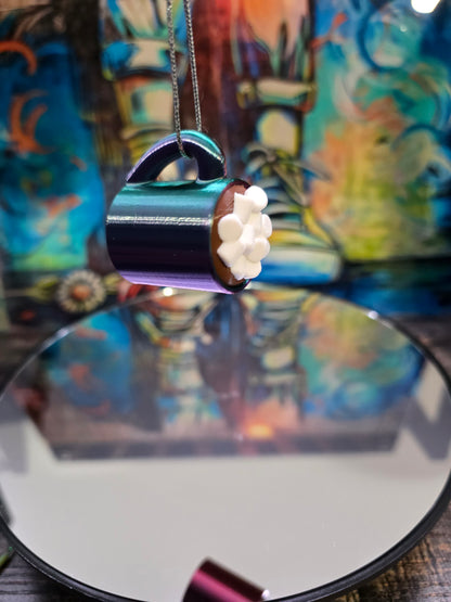 Christmas Ornaments -  Cocoa Cup with Marshmallows