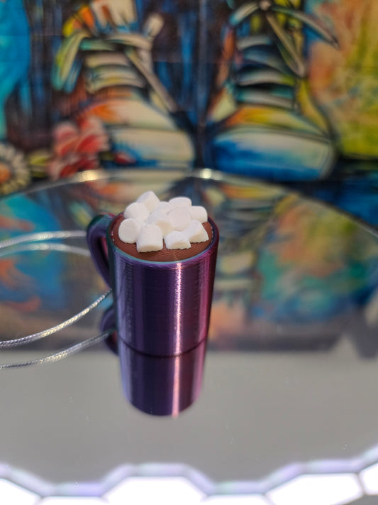 Christmas Ornaments -  Cocoa Cup with Marshmallows