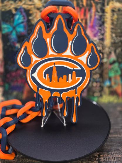 Chicago Football Hype Chain - Drip Logo