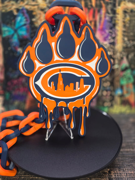 Chicago Football Hype Chain - Drip Logo