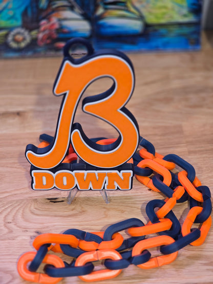 Chicago Football Hype Chain - Bear Down - B