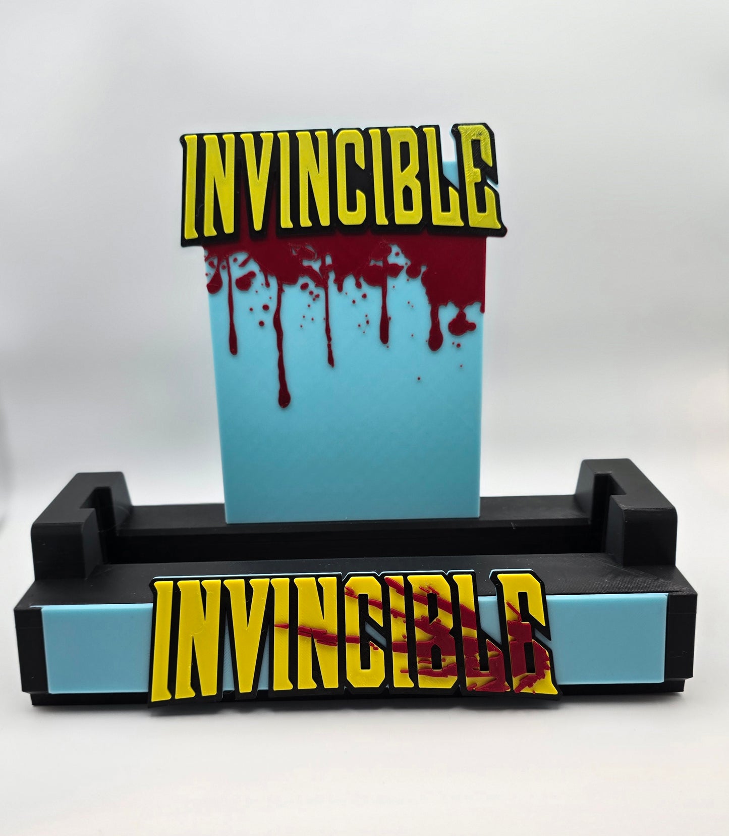 Invincible Comic Book Stand (Blood Splatter Face Plate)