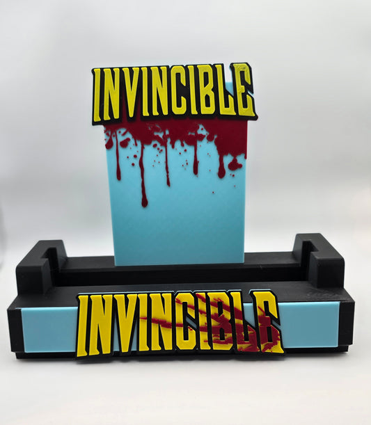 Invincible Comic Book Stand (Blood Splatter Face Plate)
