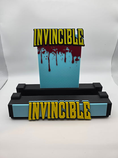 Invincible Comic Book Stand (Blood Splatter Face Plate)
