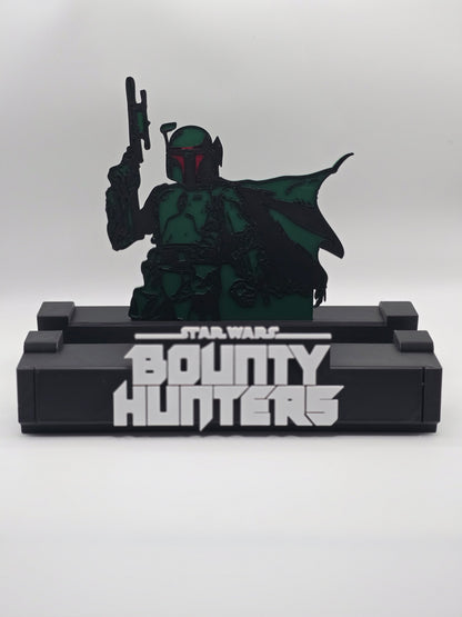 Star Wars - Bounty Hunters- Comic Book Display Stand for Graded CGC, CBCS, Non-Graded