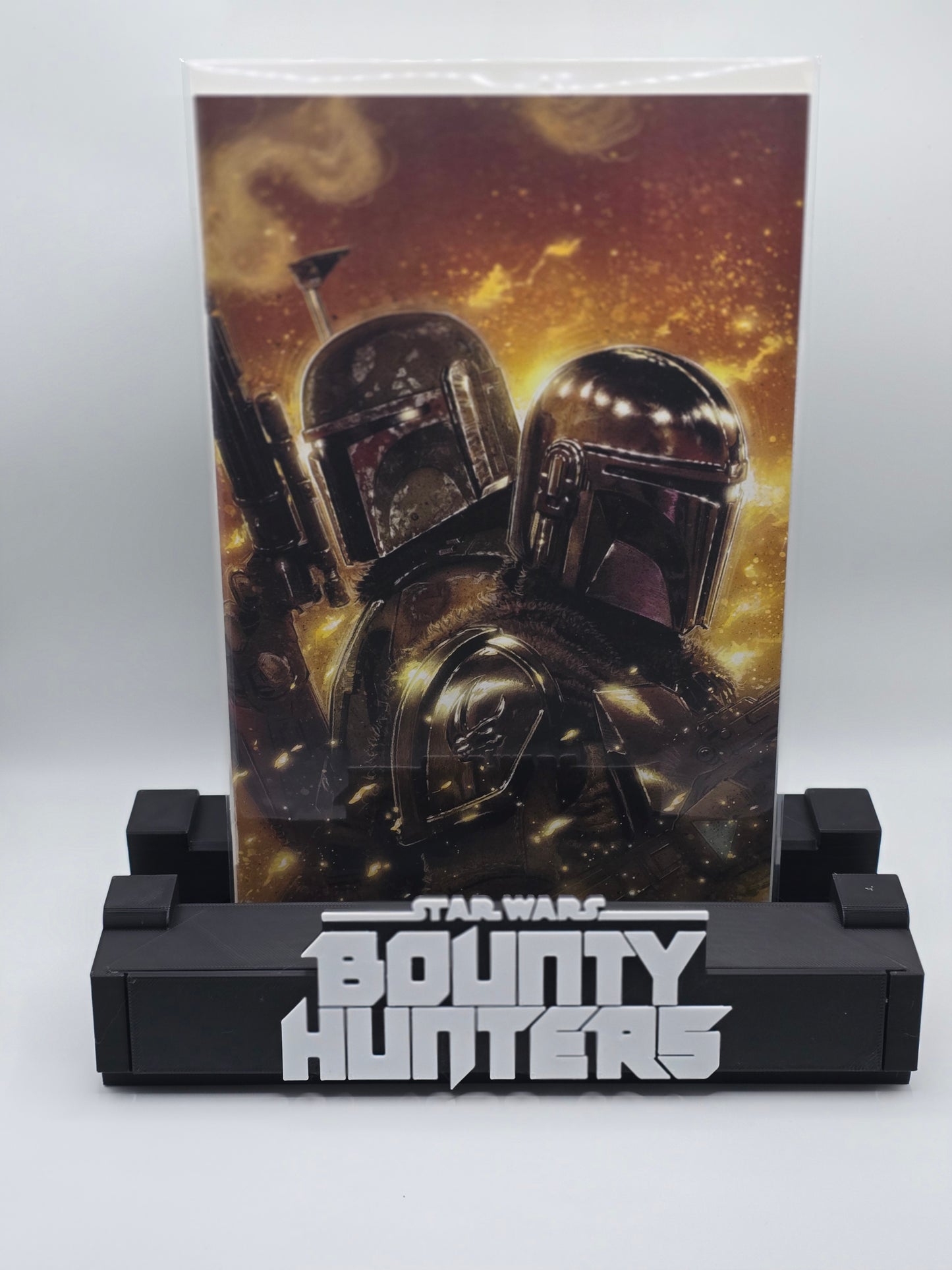 Star Wars - Bounty Hunters- Comic Book Display Stand for Graded CGC, CBCS, Non-Graded