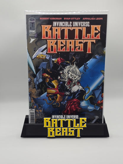Invincible - Battle Beast- Comic Book Display Stand for Graded CGC, CBCS, Non-Graded