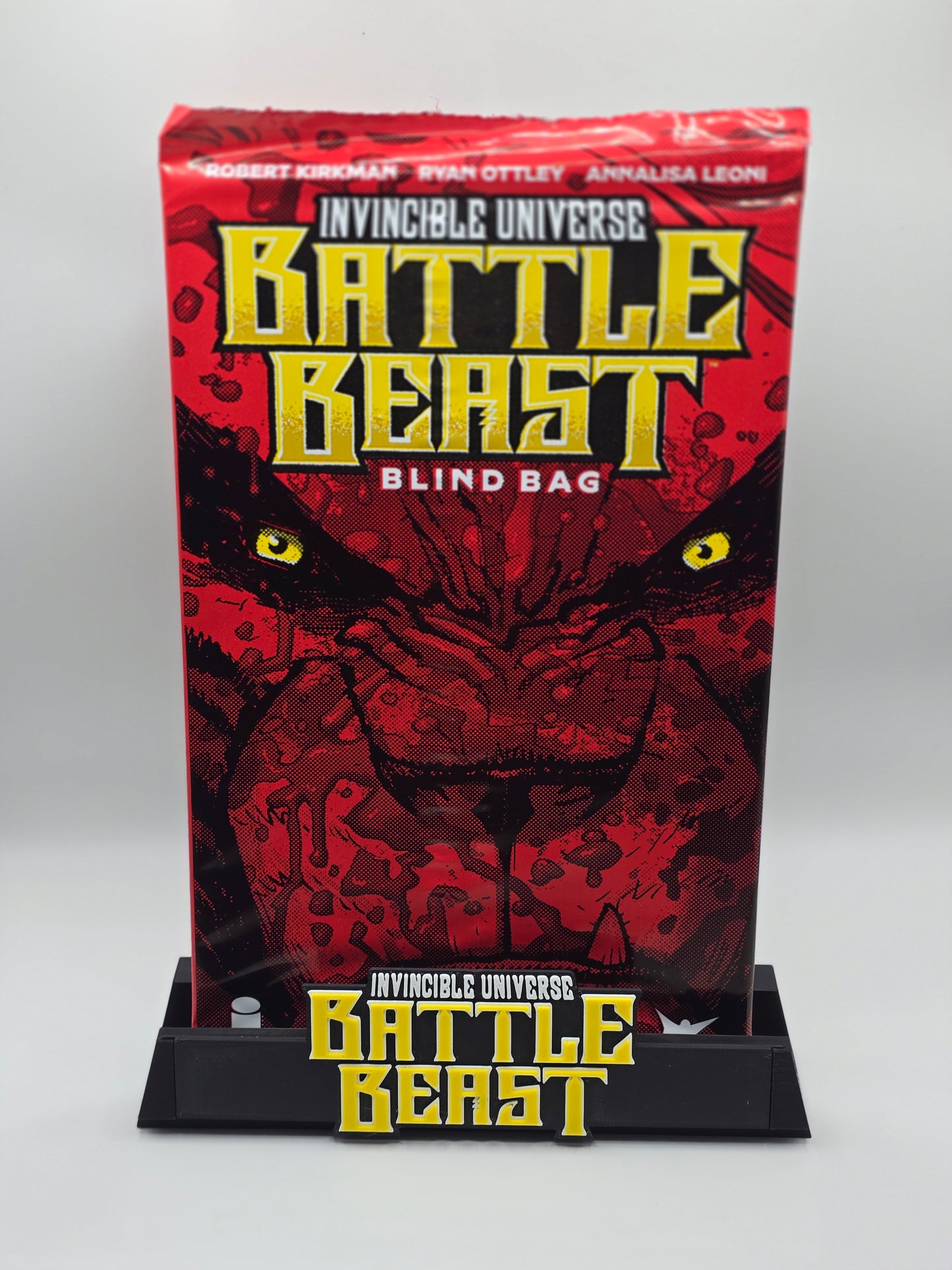 Invincible - Battle Beast- Comic Book Display Stand for Graded CGC, CBCS, Non-Graded