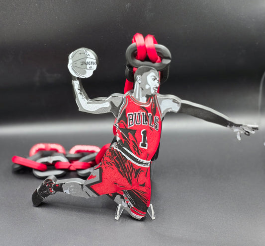 Derrick Rose(Chicago Bulls Fan Art) Hype Chain