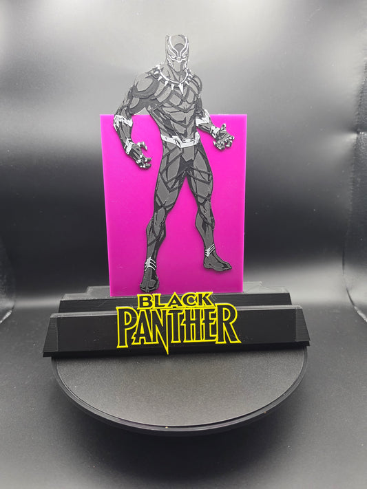 Black Panther- Comic Book Display Stand for Graded CGC, CBCS, Non-Graded
