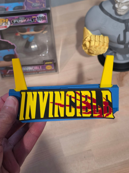 Invincible - Magnetic Logo Kickstand- Comic Book Display Stand for Graded CGC, CBCS, Non-Graded