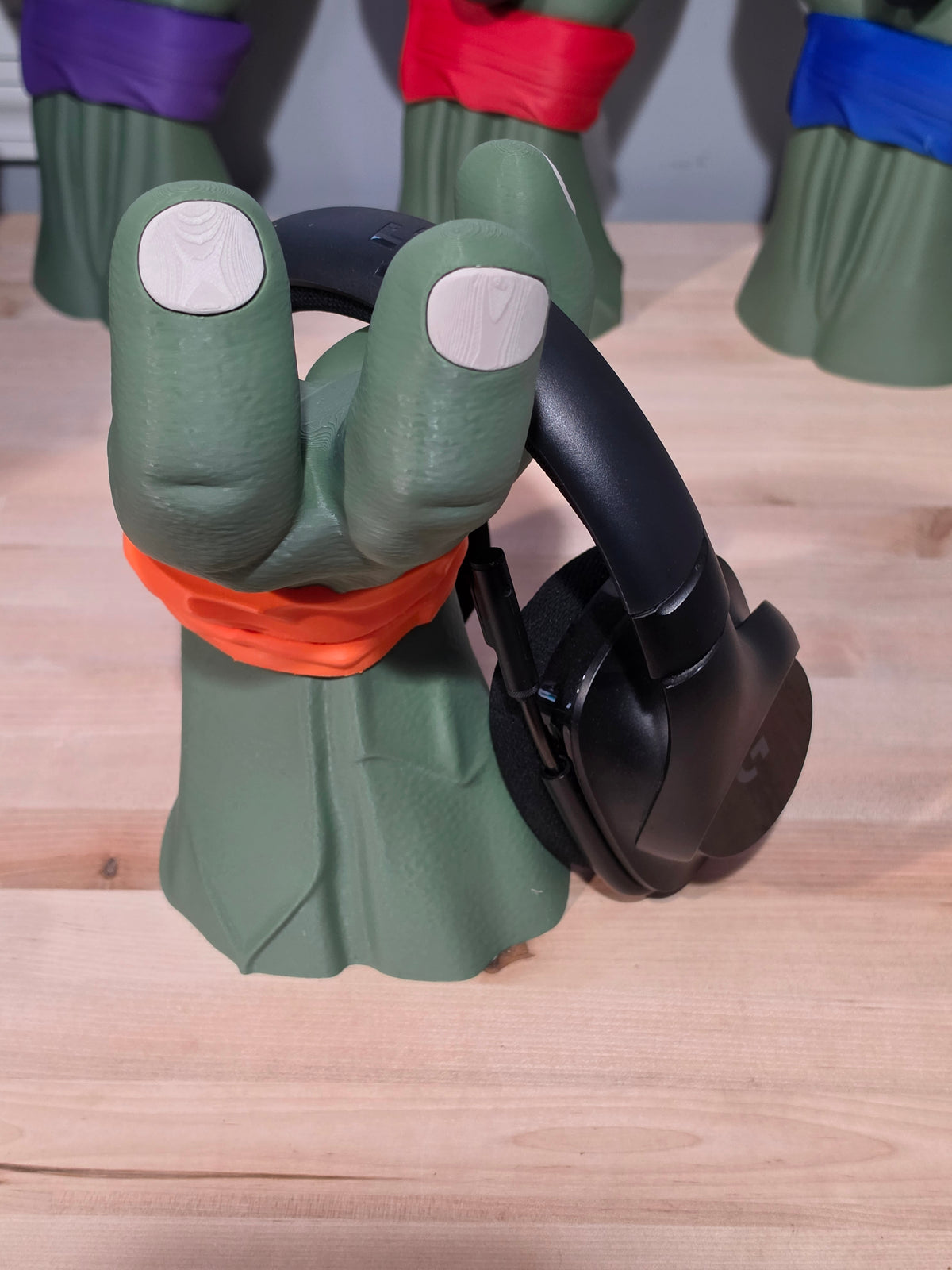 Teenage Mutant Ninja Turtle Remote/Headset Controller Stand.