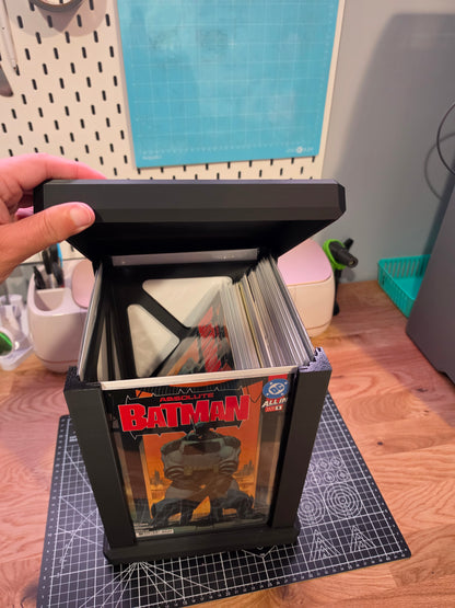 Comic Book Display Spinner/Storage Container for Non-Graded Comic Books