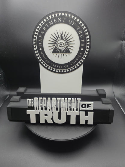 The Department of Truth - Comic Book Display Stand for Graded CGC, CBCS, Non-Graded