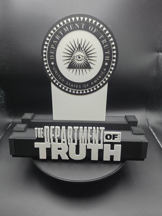 The Department of Truth - Comic Book Display Stand for Graded CGC, CBCS, Non-Graded