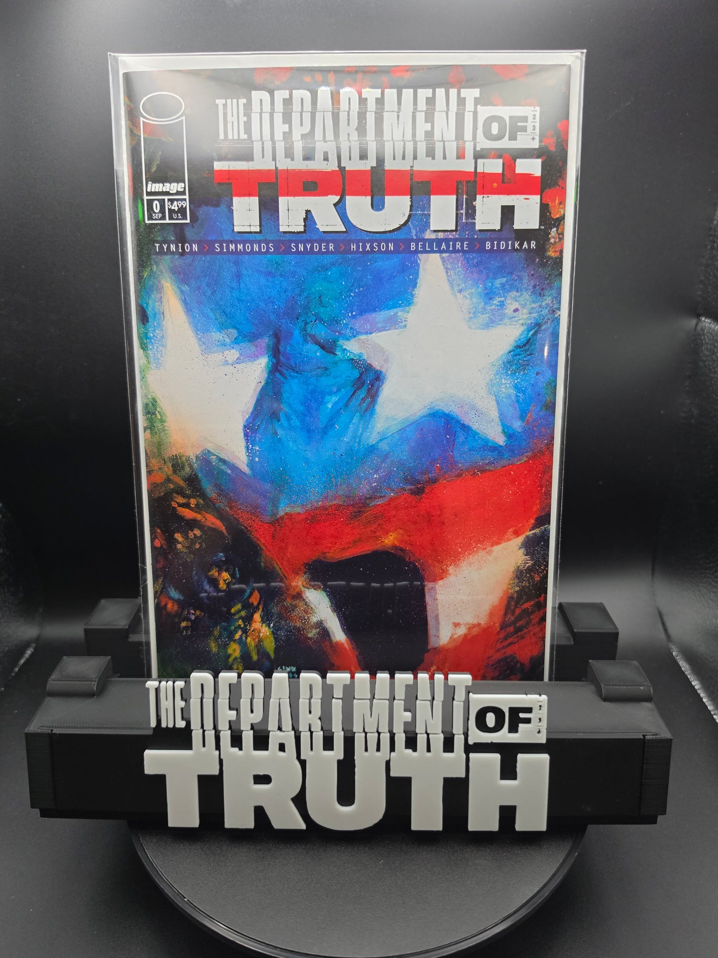 The Department of Truth - Comic Book Display Stand for Graded CGC, CBCS, Non-Graded
