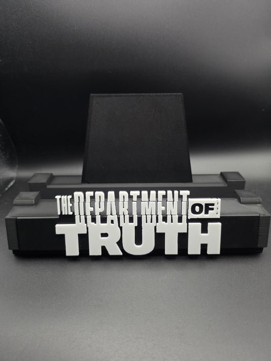 The Department of Truth - Comic Book Display Stand for Graded CGC, CBCS, Non-Graded