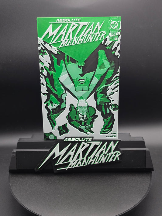 Absolute Martian Manhunter Comic Book Kickstand for Graded CGC, CBCS, Non-Graded