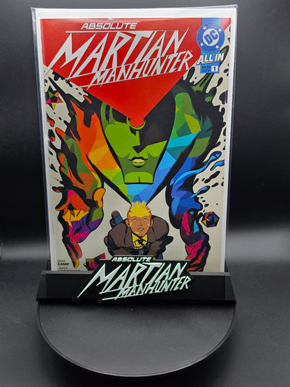 Absolute Martian Manhunter Comic Book Kickstand for Graded CGC, CBCS, Non-Graded