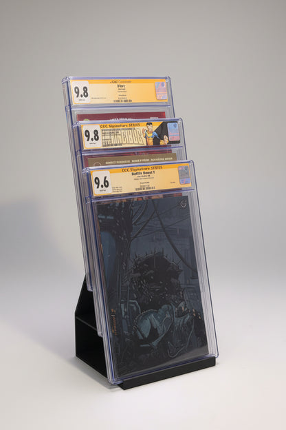 Comic Book Display Stand (Three-Tier) for CGC, CBCS, Non-Graded Comics