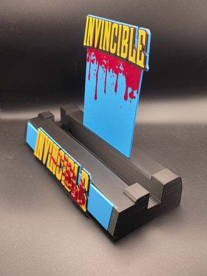 Invincible Comic Book Stand (Blood Splatter Face Plate)