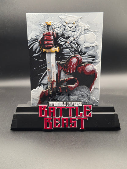 Invincible - Battle Beast- Comic Book Display Stand for Graded CGC, CBCS, Non-Graded