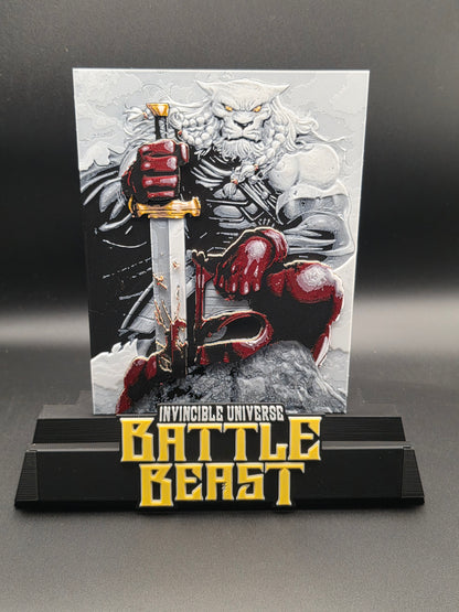 Invincible - Battle Beast- Comic Book Display Stand for Graded CGC, CBCS, Non-Graded