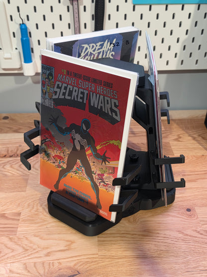 Comic Book Display Spinner for Graded and Non-Graded Comics
