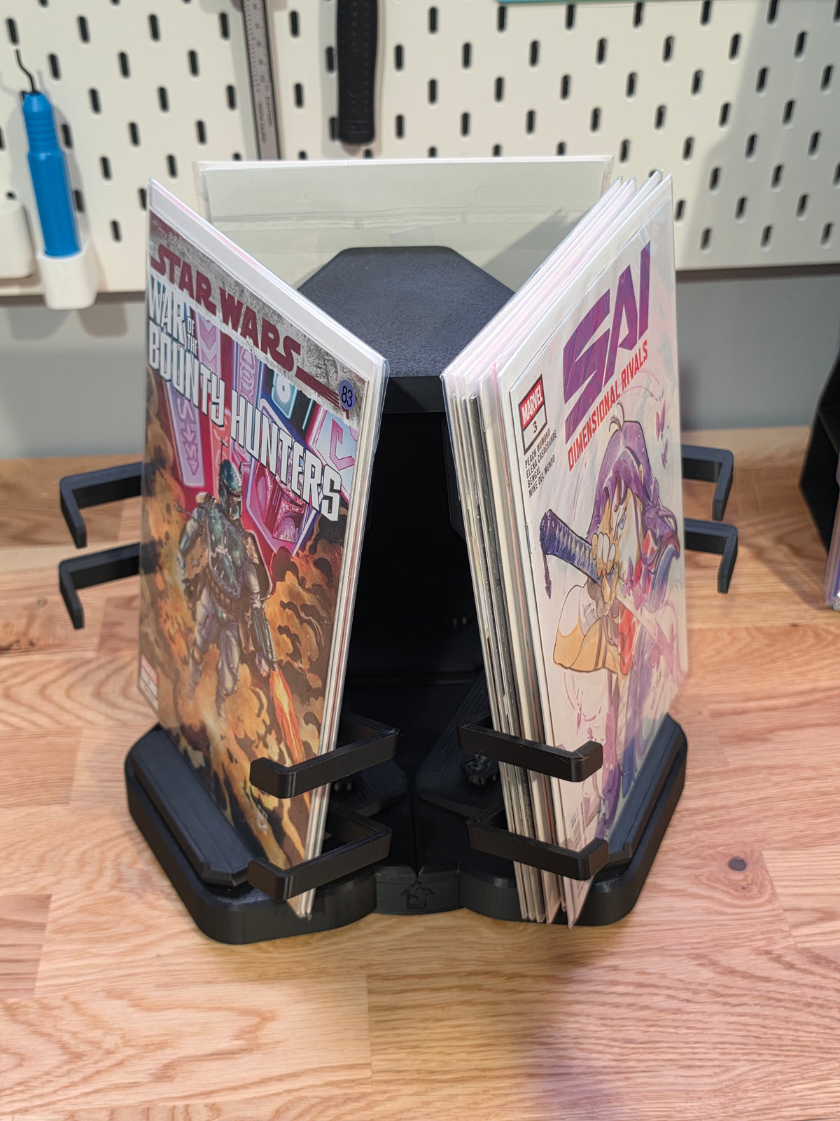 Comic Book Display Spinner for Graded and Non-Graded Comics