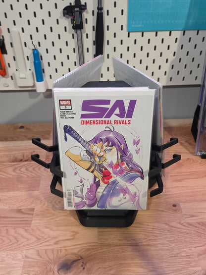 Comic Book Display Spinner for Graded and Non-Graded Comics